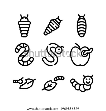 caterpillar icon or logo isolated sign symbol vector illustration - Collection of high quality black style vector icons
