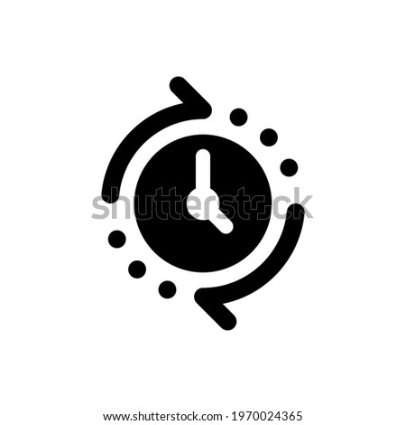 Round the clock icon (vector illustration)