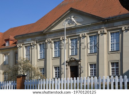 Historical Building in the Neighborhood Dahlem, Zehlendorf, Berlin
Translation: Prussian Secret Archive of State