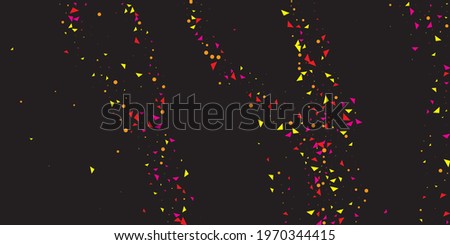 Purple Confetti Bright. Yellow Anniversary Texture. Red Carnival Wedding. Festive Sparkle. Green Vector Element. Decoration Background. Party Celebration. Falling Wallpaper.