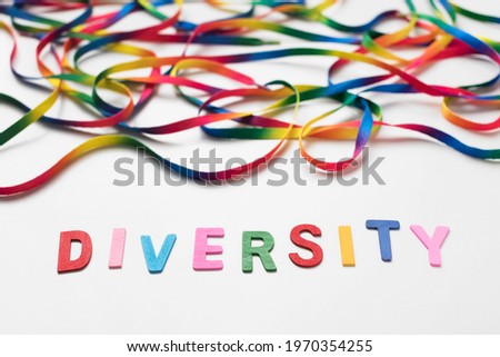 Colorful shoelaces arrangement on white background 