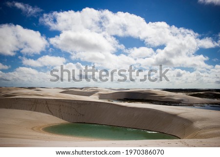 Dunes and lakes of Brazil.