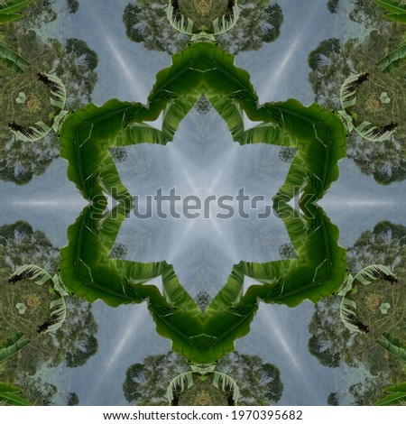 Abstract Kaleidoscope Background. Beautiful Illustration Kaleidoscope