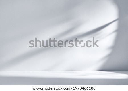 Abstract background with drop shadow and light. Backdrop for product presentation