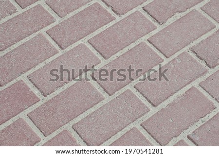 Red paving pattern for texture
