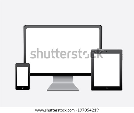 Responsive design for web- computer screen, smart phone, tablet 