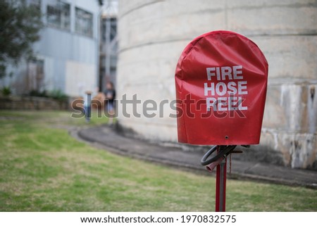 Fire safety prevention hose reel