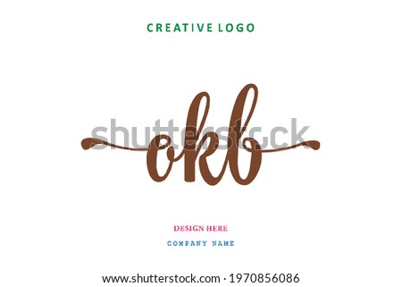 OKB lettering logo is simple, easy to understand and authoritative