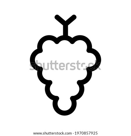 grapes icon or logo isolated sign symbol vector illustration - high quality black style vector icons
