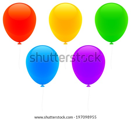 Color balloons.