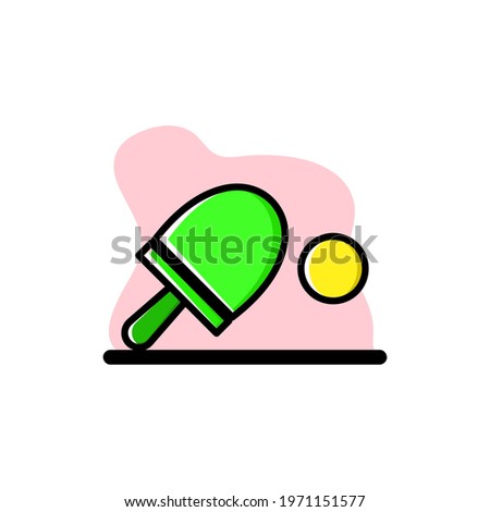 Ping Pong Conceptual Vector Illustration Design Icon eps10 great for any purposes