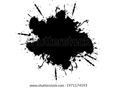 Abstract vector paint splatter background design,Grunge ink splatter background,illustration vector design.