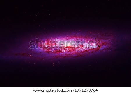 Beautiful bright galaxy. Elements of this image were furnished by NASA. High quality photo