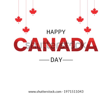 Happy Canada Day Simple Greeting