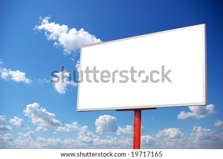  billboard on sky