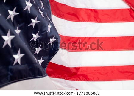 American Flag Background. Flag of the USA. Memorial Day. Independence Day 4th of July.