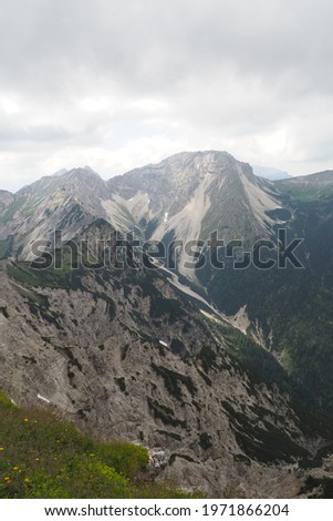Frieder moutain in the Bavaria alps