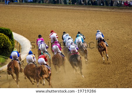 horse race Royalty-Free Stock Photo #19719286