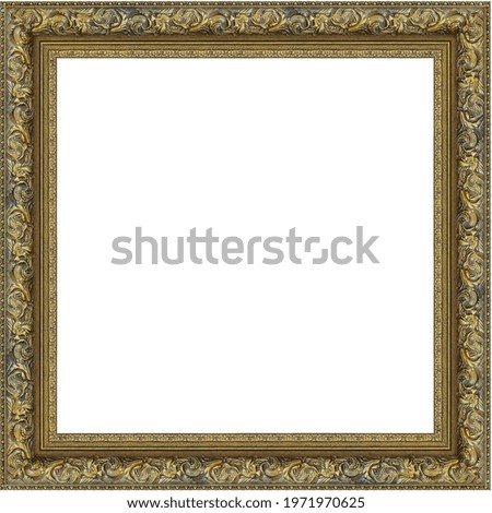 Frame for a picture on a white background
