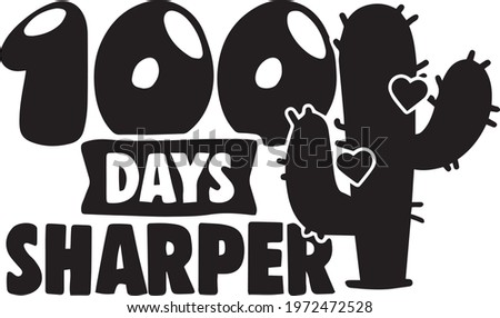100 days sharper logo inspirational positive quotes, motivational, typography, lettering design