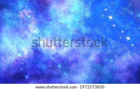 Abstract space background. Sky banner. Space digital  texture.
