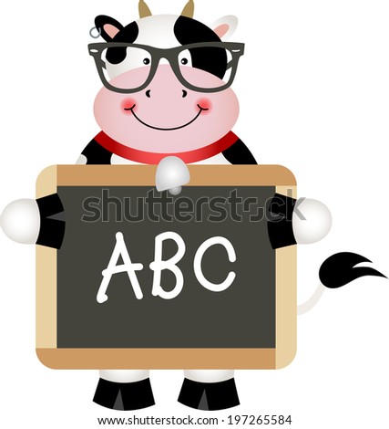 Funny Cow Teacher