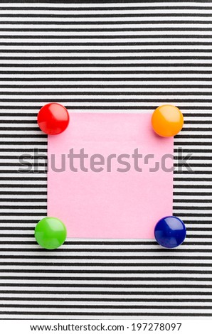 Magnet paper note