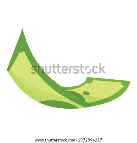 Dollar paper icon. Cartoon of Dollar paper vector icon for web design isolated on white background