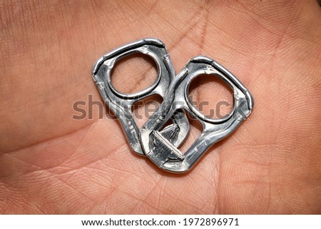 Aluminum can lid loop,Can opener