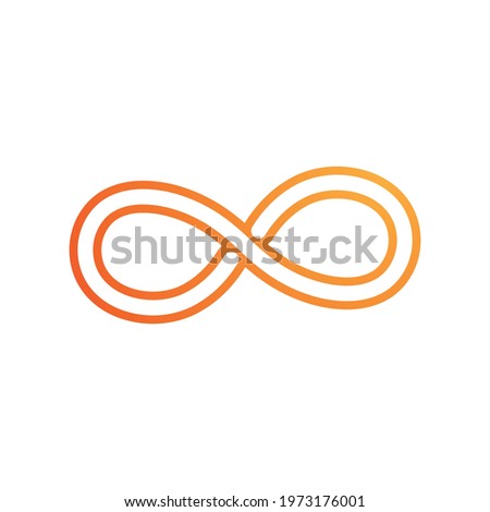 Infinity icon Design, Vector. Logo template illustration design