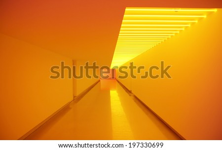 yellow passage interior