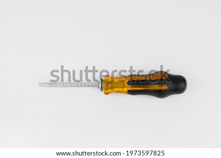 tool or hardware store object on white background