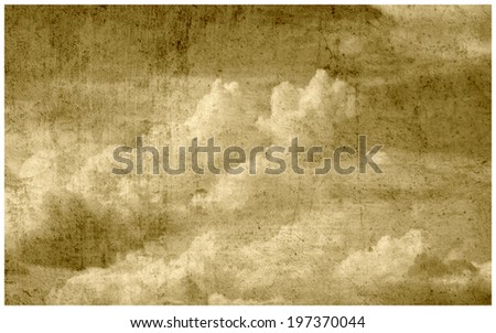 Delicate vintage background - clouds.