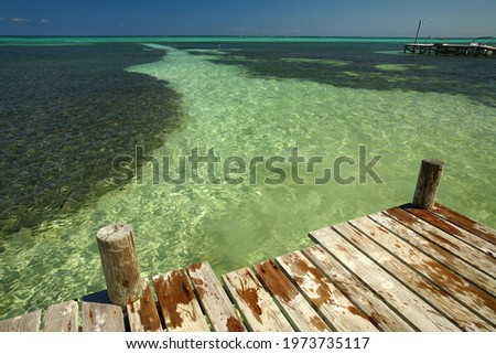 San Pedro island Belize caribbean sea