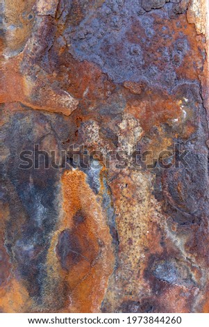 Abstract photo of a rusted metal taken on may 7th 2021
