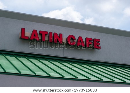 Generic Latin Cafe in a local shopping plaza