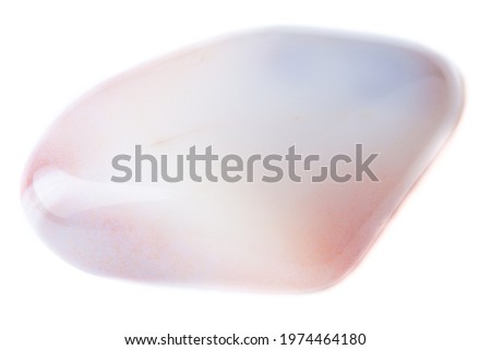 Opal stone isolate on white background