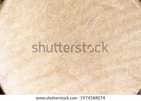 Leather texture of old drum light brown patterns for background and space