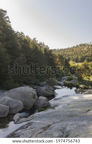 The rocky river in the mountains of Gredos, Spain