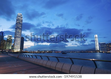 Victoria Harbor of Hong Kong