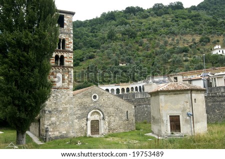 Antrodoco (Rieti, Lazio, Italy) - Santa Maria extra-moenia, medieval church in Romanesque style