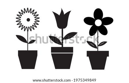 Flower - Flower Pot Vector And Clip Art