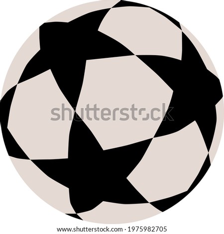 simple ball with star motif