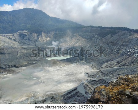 indonesia most beautiful crater at bandung