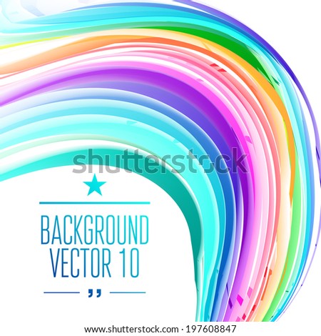 Rainbow background. Vector Illustration, Graphic Design Editable For Your Design.  