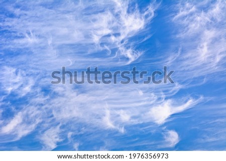 
Cirrostratus clouds in the blue sky Royalty-Free Stock Photo #1976356973