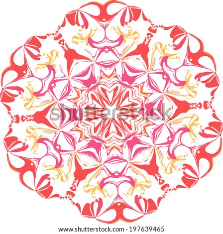 Vector background with decorative ethnic colors. Use for wallpaper and background