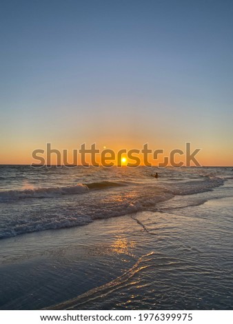 Sunset over Manatee Beach, Anna Maria Island