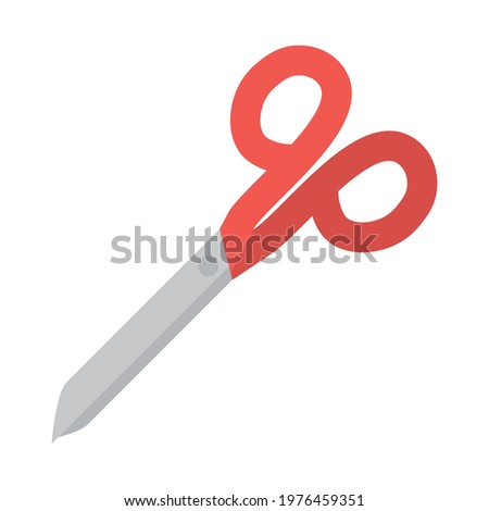 scissors supply icon isolated style