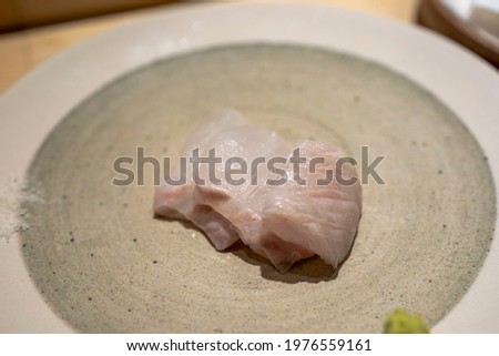 sushi course in sushi restaurant, omakase